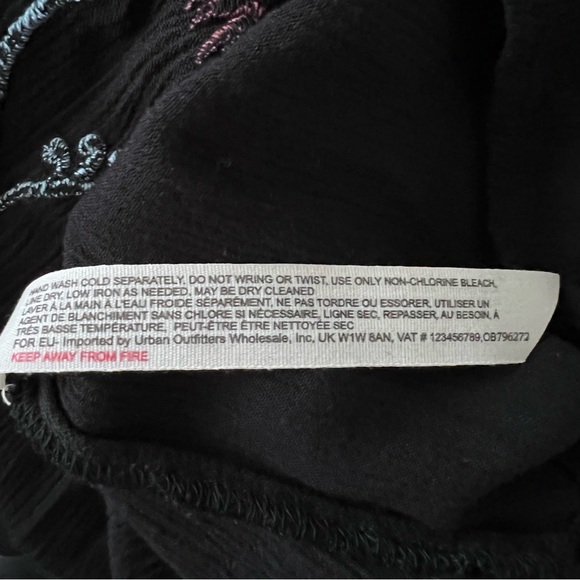 Free People Adelaide Festival Slip Dress Black Combo Size Small - Picture 13 of 14